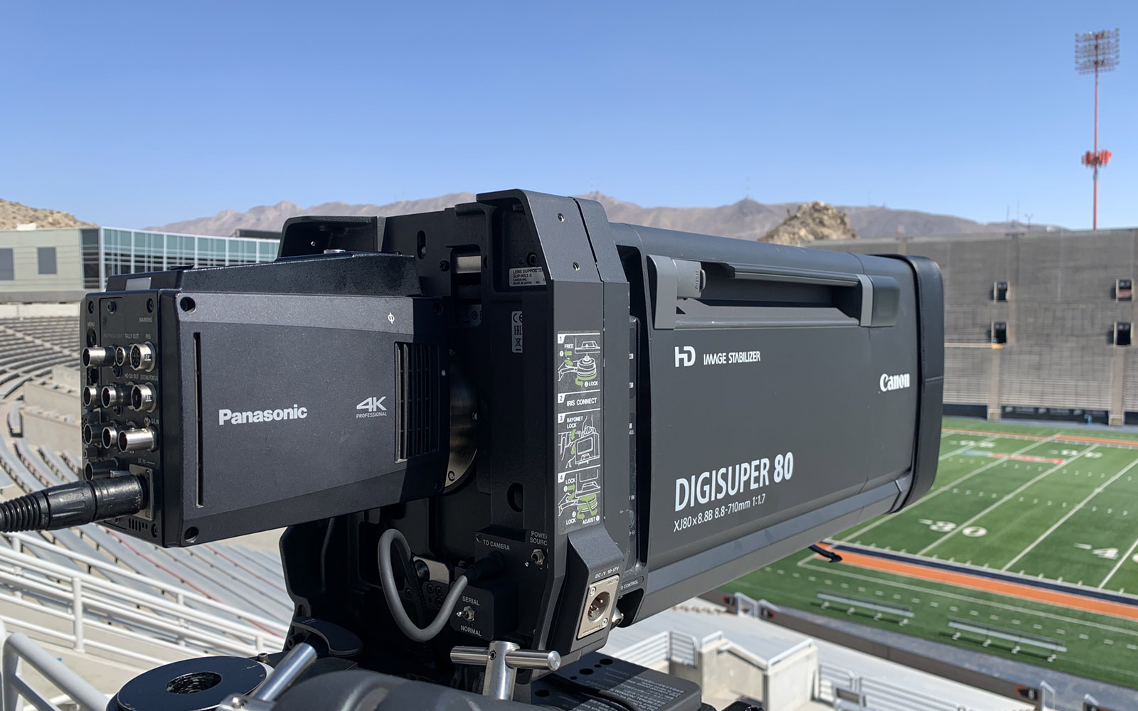 Production Truck In El Paso, TX For Fox Sports Arizona Coverage Of College Football.